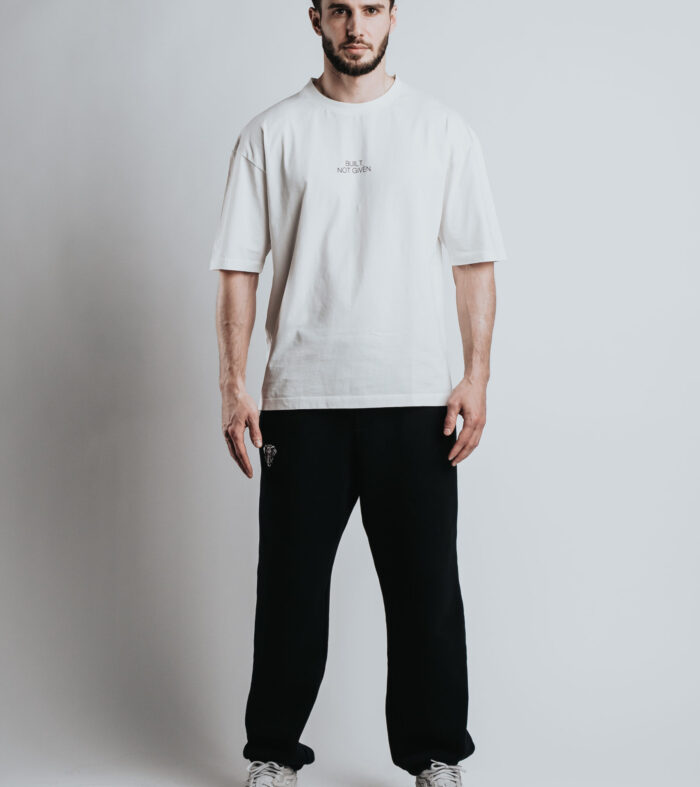 Jogginghose Oversize mit Bund (schwarz)